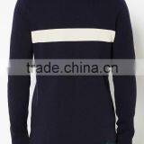 Excellent Navy Cashmere Pullover Wool Sweaters for Men thumbnail-2
