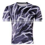 China Clothing Factory OEM T-shirt Polyester Sublimation Print T Shirt thumbnail-1