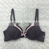 Popular Design Fancy Dot Printed Ladies Sexy Bra Young Underwear thumbnail-1
