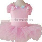 Baby Girl's Pink Cute Tutu-Adorable Chevron Baby Girl Dress Wholesale Floral Print Girls Dress thumbnail-1