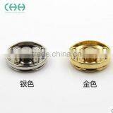 6sets Heavy Duty Nickel- Plated Sew on Snaps Button