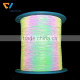 Double side rainbow reflective yarn / iridescent reflective thread for knitting sweater