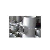 White Stainless Steel Reducing Tee,Butt Welded Pipe Fittings thumbnail-1