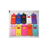 Silicone Soft Duck Animal Case for Iphone 5, Cartoon Penguin Cover Protective Case thumbnail-1