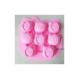 HELLO KITTY silicone muffin molds , silicone cupcake molds pink