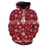 Chrismtas Snowflakes Dream Red Unisex 3D Red Sweatshirts/blue na Plus Size 3d Hoodies/ Fashioable 3d Christmas Hoodies Jacket