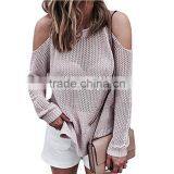 B33757A 2017 Autumn Women Hot Fashion Loose Plain Knit Thin Sweater thumbnail-1