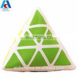 soft plush dice toys cushion /triangle kids educational toys