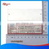 Industry Nameplate With Hole Self Adhesive Sticker High Quality Badge Metal Name Plate thumbnail-3