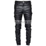 DiZNEW Oem Vintage Men's Slim Fit Jeans Straight Casual Quality Cotton Waxed Denim Pants Jeans