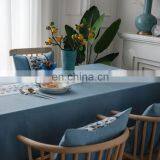 Wholesale Waterproof Tablecloths Cheap Linen Tablecloths Wrinkle Free Anti-Fading Table Cloth thumbnail-3