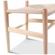 CH36 Wood and Rattan Chair Antique Oak Chairs Wooden Restaurant Chairs White Wooden Kitchen Chairs Wooden Chair With Handle thumbnail-4