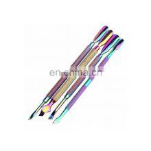 Stainless Steel Dual Ended Cuticle Pusher Finger Remover Dead Skin Tips Manicure Nail Art Care Tools Pedicure Steel thumbnail-3