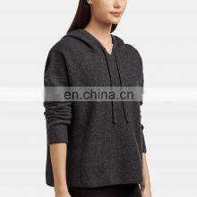 Custom Designer Silk Cashmere Pullover Sweater Hoodies for Wmen thumbnail-2