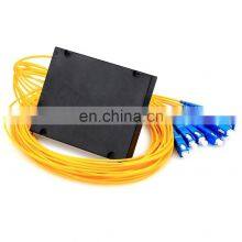 FTTH 1*16SC UPC Bare Type Fiber Optic Equipment Used for FDB PLC Splitter Single Mode ABS Box Module Optical PLC Optic Splitter thumbnail-1
