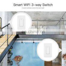 US Standard Double Control For Stairs Smart Remote Control WiFi 1 Gang 3 Way Button Swich With Support Voice Control thumbnail-2