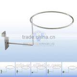 Metal Chrome Hat Display Rack for Slatwall thumbnail-1