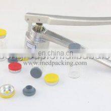 100sets/ Lot 10ml Glass Vials+20mm Vial Stopper + 20mm Flip off Caps + 1pcs 20mm Vial Crimper thumbnail-4