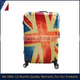 20''/24''/28'' of Printed England Flag pattern abs pc spinner luggage hotselling in euro market