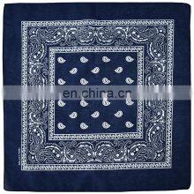 Wholesale Multifunctional Outdoor Sport Cycling Square Headband Bandanas Paisley Pattern Cowboy Scarf Cotton Bandana thumbnail-4