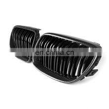 Carbon Fiber E92 E93 Bumper Grill for BMW 3 Series Kindly Front Grill Single or Double Line M3 Style Auto Parts 2010-2013 thumbnail-1