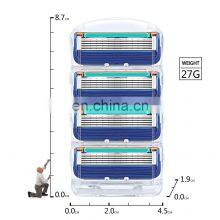 No Disposable 5 Blades Razor Blade For Men Shaving Factory Price Replacement Cartridge For Men Personal Care thumbnail-2