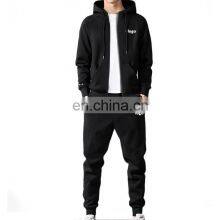 New Design Your Own Tracksuit 2021 Custom Clothing Two Piece Sets Mens Fitted Tracksuit With thumbnail-4