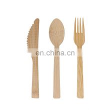 disposable bamboo and wood tableware for low wholesale environmental protection
