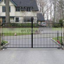 Beautiful Galvanized Wrought Iron Gate Forged Interior Gate for Garden