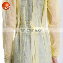 Disposable AAMI Level 2 Yellow Isolation Gown for Patient Hospital Gown thumbnail-4