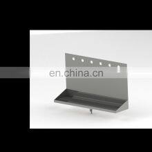 Shank Mounted Drip Tray Brushed Stainless With Drain 6 Faucets thumbnail-3