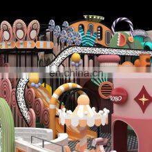 New Design Playground Indoor Custom Macaroon Theme Play Ground Amusement Park Equipment thumbnail-5