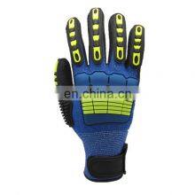 Construction Oilfield Cut Level 5 Lined Working Gloves Mechanical TPR Impact Resistant Safety Gloves thumbnail-2