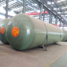 Double wall buried fuel gas tanks SF underground fuel storage tank for petrol gas station