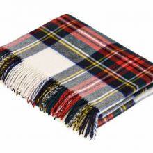 Pure Virgin New Wool Throw Blanket for Sofa Decoration ,camping,travel Picnic
