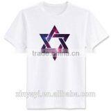 2014 Colorful Geometric Six-pointed Star Loose Plus Size Men Short Sleeve t Shirt thumbnail-3
