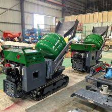 Crawler Type Automatic Feeding 400L Small Concrete Mixer Truck thumbnail-4