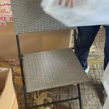 Simply Design Foldable Rattan Dining Set Factory Supply Directly Garden Coffee Set Easy Taken PE Rattan Picnic Chair With Table thumbnail-2