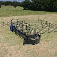 Hot Dipped Galvanized Steel Horse Fence Australian Style Low Maintenance Woven Technology Round Fence Post Driveway Gate Yard thumbnail-3