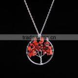 Jewelry Making Supplies Amethyst Moon Light Stone Red Jasper Green Aventurine Natural Stone Colours Necklace SMJ0173 thumbnail-2