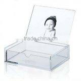 Personalized Clear Acrylic Picture Photo Collection Container Box/case thumbnail-1