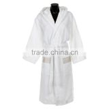 100% organic cotton with embroidery belt decorated style bathrobes