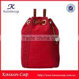 Small Quantity Acceptable High Quality Wholesale Custom Leather Strap Backpack Production thumbnail-2