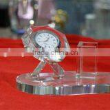 Delicacy Crystal Pen Holder With Electronic Watch thumbnail-4