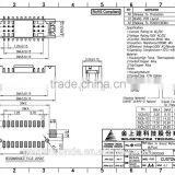 1.25mm Pitch 10, 20, 30 40 Pin Available SMT Electronic Wire to Board 20 Pin Connector thumbnail-4
