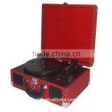 Portable Bluetooth USB Suitcase Turntable Player Vinyl Record With Stereo Sound thumbnail-1