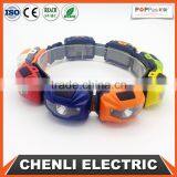 POPPAS T16B Headlamp 2 Red Smd LED +1W Power Led 3AAA Battery Operated Outdoor Waterproof Running Camping Walking Headlamp thumbnail-2