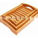 High Quality and Hot Sell Storage Bamboo Tea Tray thumbnail-1