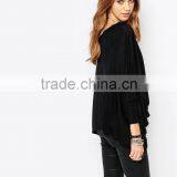 2015 Wholesale High Quality Fashion Kimono Sleeves Blouse thumbnail-2