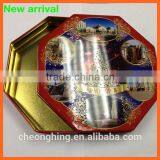 Octagonal Tin Box